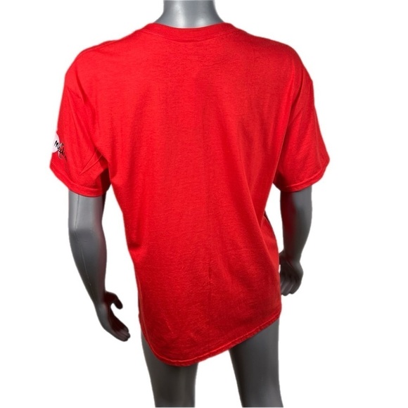 Red True Crime Short Sleeve T Shirt ‘The Husband Did It’ Graphic Print Top - Picture 5 of 10